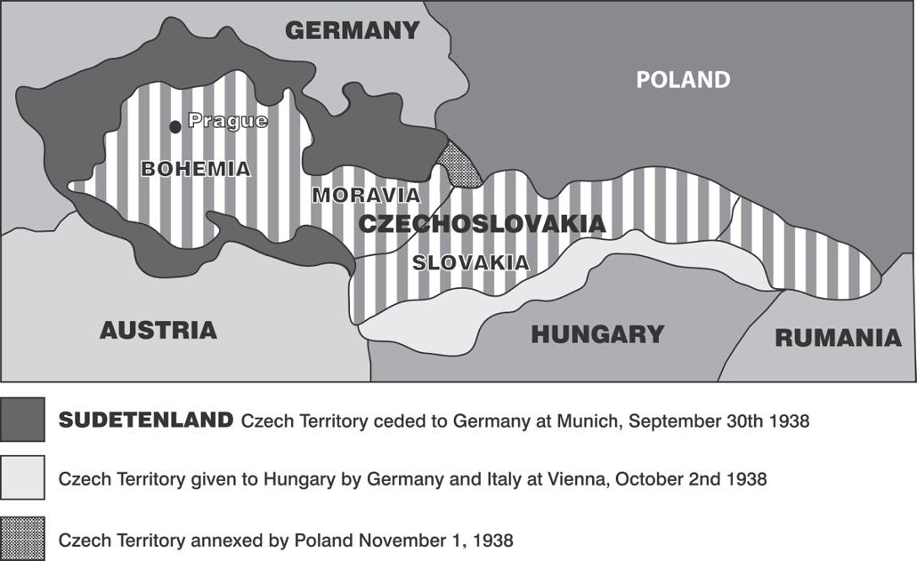 Czechoslovakia lost the Sudeten German borderlands to Germany after the Munich - photo 2