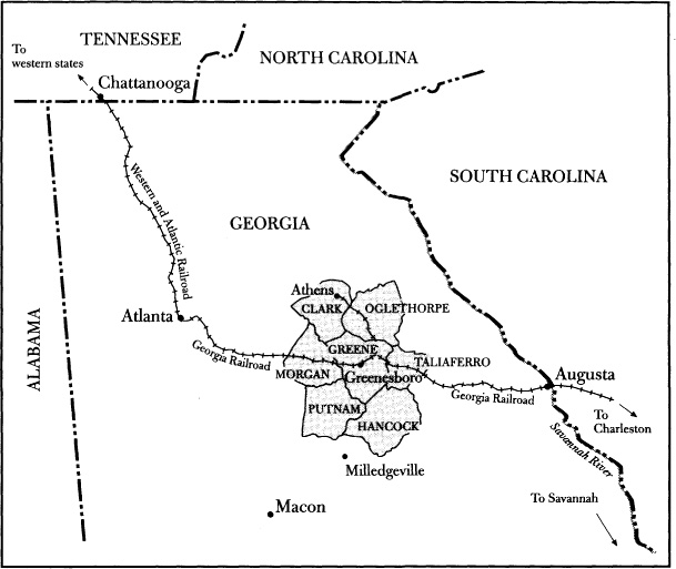 Greene County and Surrounding Counties ca 1860 Greene County ca 1880 - photo 1