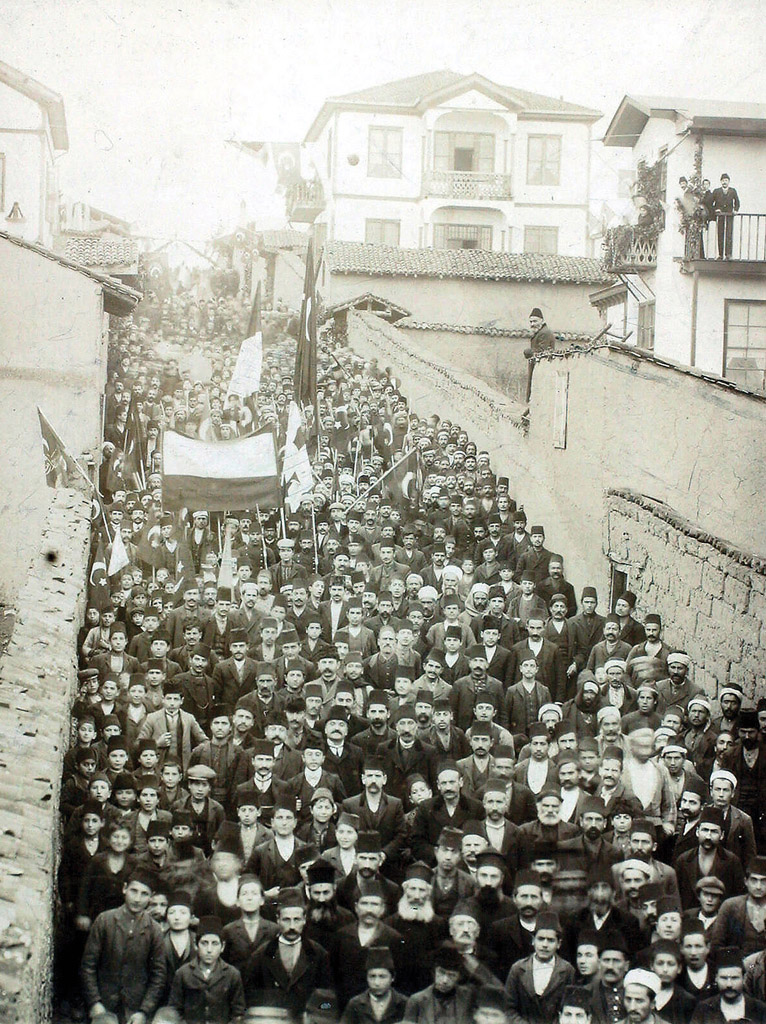 A procession in Merzifon northern Anatolia to celebrate the opening of the - photo 3