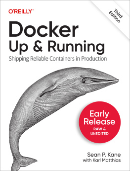 Sean Kane Docker: Up & Running: Shipping Reliable Containers in Production (Early Release)