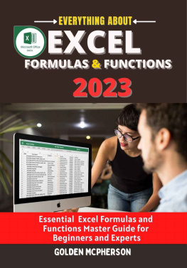 MCPHERSON - EXCEL FORMULAS & FUNCTIONS 2023