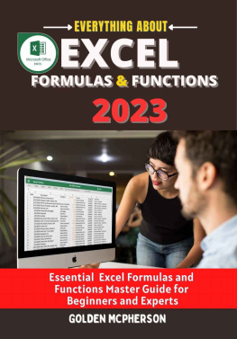 MCPHERSON EXCEL FORMULAS & FUNCTIONS 2023