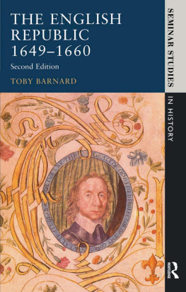 T.C. Barnard - The English Republic 1649-1660