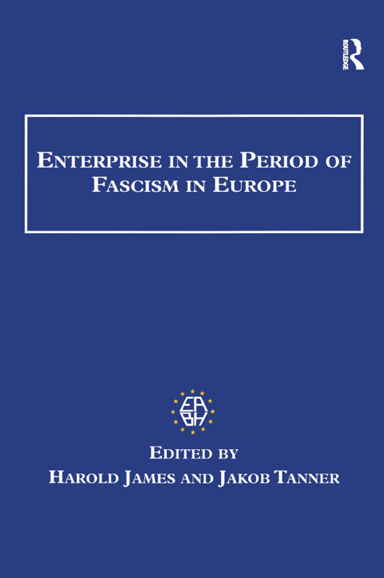 Enterprise in the Period of Fascism in Europe Enterprise in the Period of - photo 1