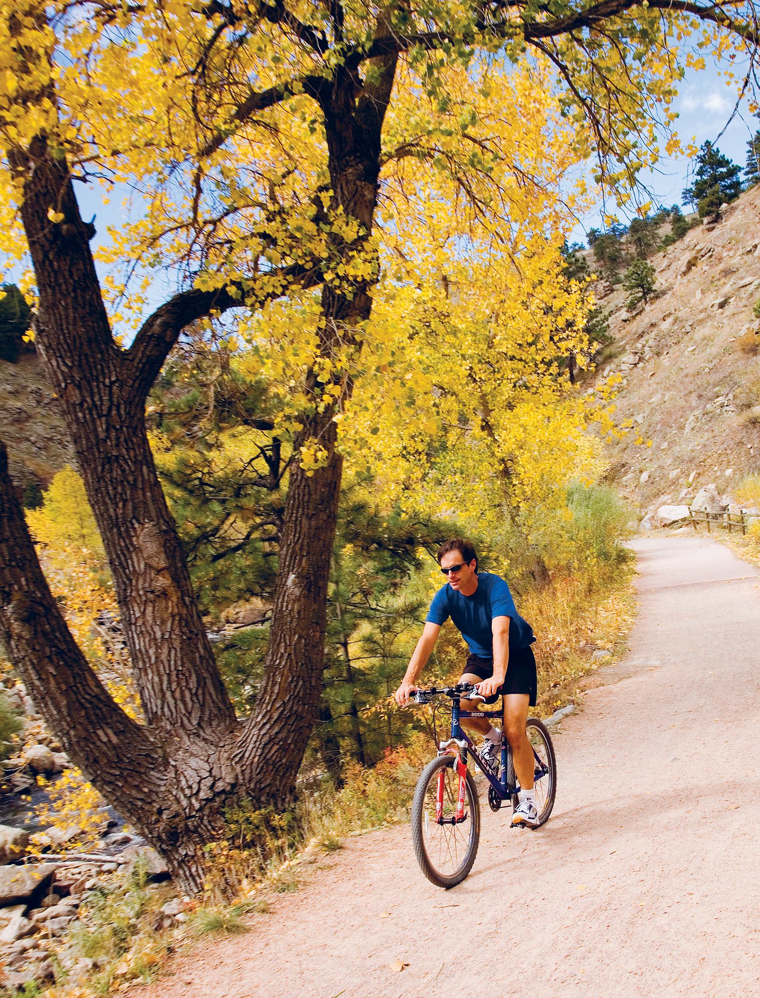 Cycling on Boulder Creek DANITA DELIMONTALAMY Hiking in Rocky Mountain - photo 4