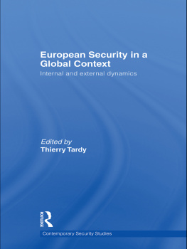 Thierry Tardy European Security in a Global Context