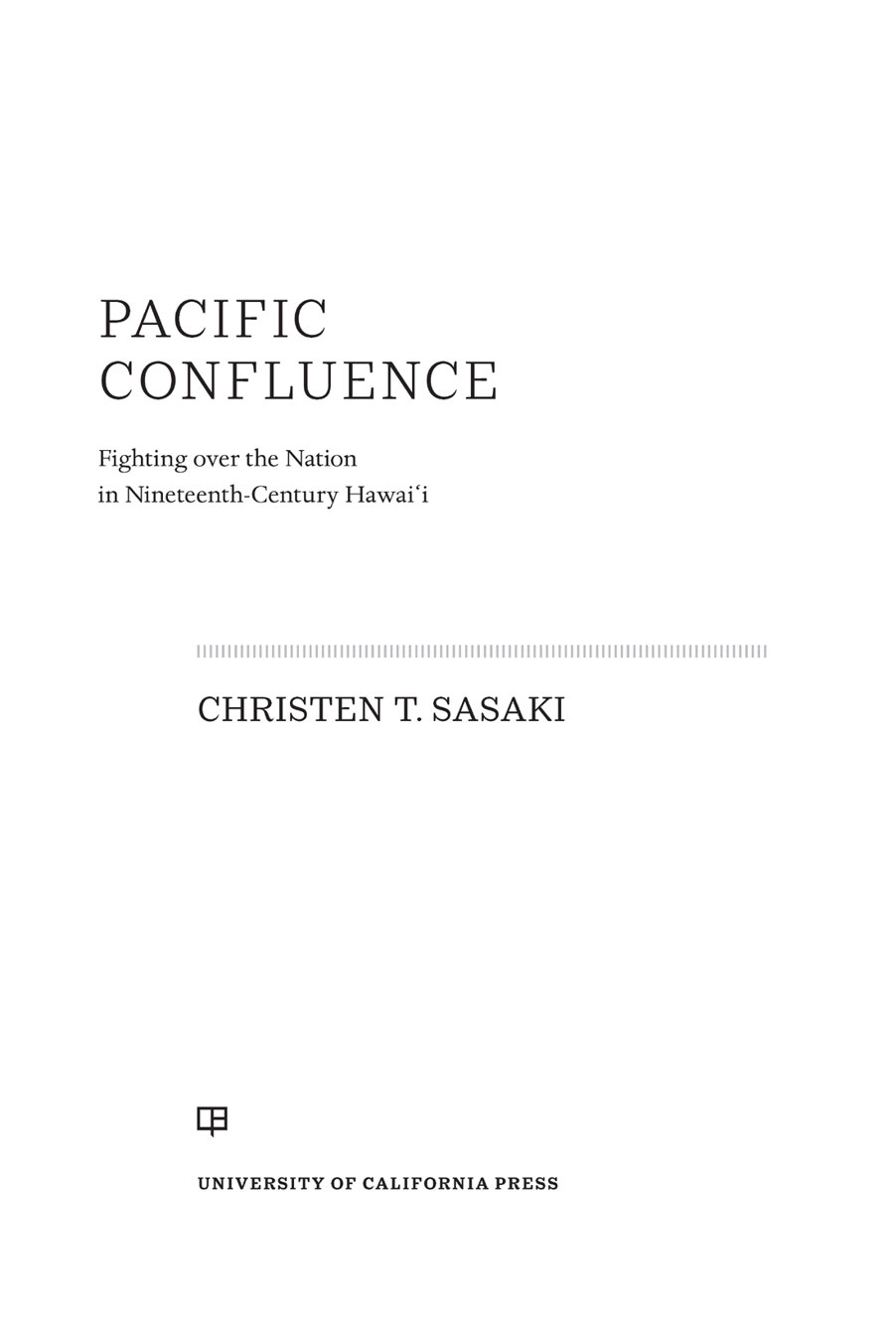 PACIFIC CONFLUENCE Edited by Earl Lewis George Lipsitz George Snchez Dana - photo 1