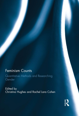 Christina Hughes - Feminism Counts: Quantitative Methods and Researching Gender