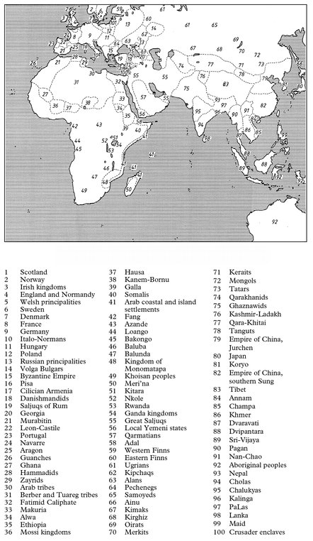 3 Europe Africa and Asia circa 1100 3 Europe Africa and Western - photo 5