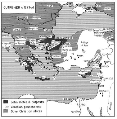 6 Outremer circa 1223 7 Outremer circa 1328 8 Al-Andalus and - photo 8