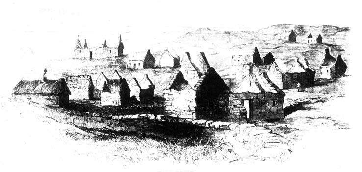 Village on Movren County Clare The Illustrated London News 22-12-1849 - photo 3