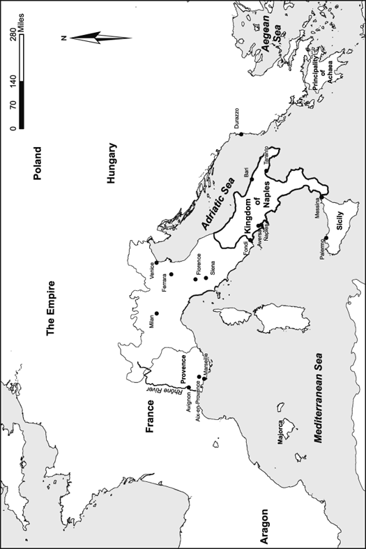 Angevin lands in the mid-fourteenth century Italy in the mid-fourteenth - photo 4