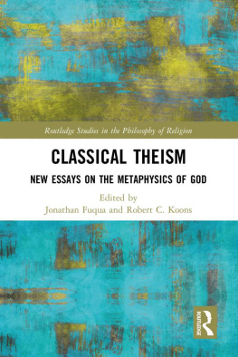 Unknown - Classical Theism (Routledge Studies in the Philosophy of Religion)