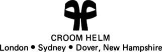 1986 Travis L Crosby Croom Helm Ltd Provident House Burrell Row Beckenham - photo 2