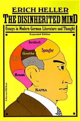 Erich Heller - The Disinherited Mind: Essays In Modern German Literature And Thought