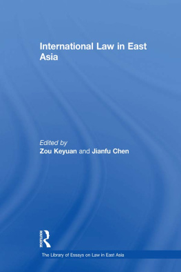 Zou Keyuan International Law in East Asia