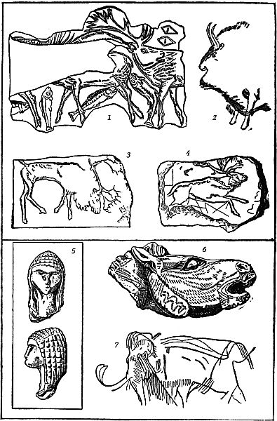 Carvings in Ivory 1 and 37 and in Stone of Cavern Walls 2 made by the - photo 3