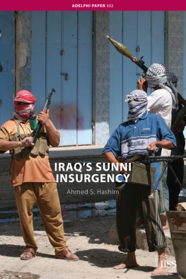 Ahmed Hashim Iraqs Sunni Insurgency