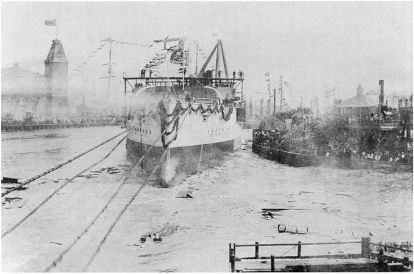 HMS Albion from the Thames Ironwork Yard 1896 Tower Hamlets Local History - photo 1