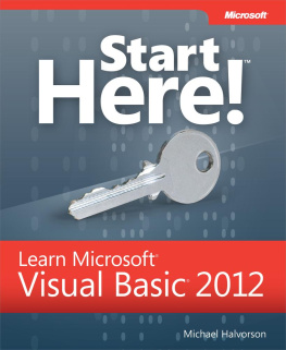 Michael Halvorson - Start Here! Learn Microsoft Visual Basic 2012