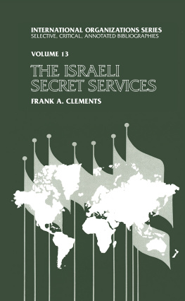 Frank Clements Israeli Secret Services