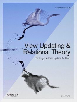 C.J. Date View Updating and Relational Theory