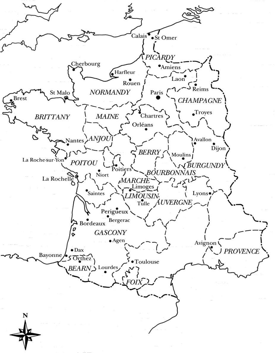 France in the later fourteenth century The descent and family of - photo 5