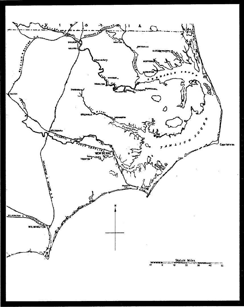 Figure 1 Railroad Lines in Northeast North Carolina in 1862 Source - photo 3