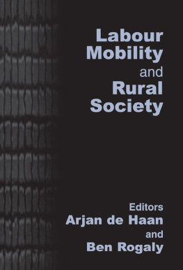 Arjan de Haan Labour Mobility and Rural Society