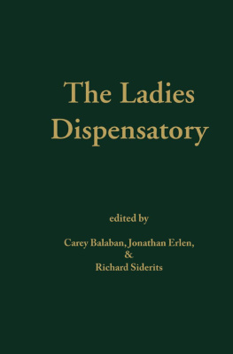 Carey Balaban - Ladies Dispensatory