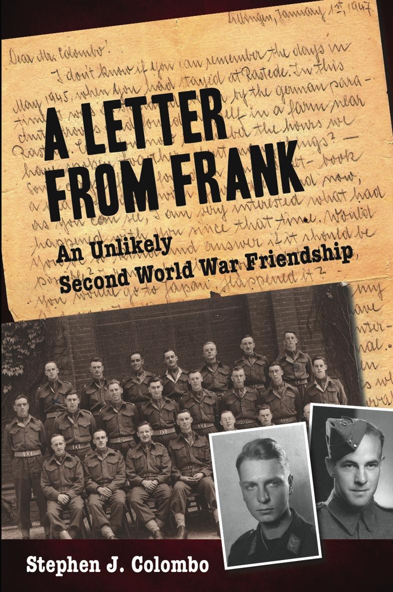 A Letter from Frank An Unlikely Second World War Friendship - image 1