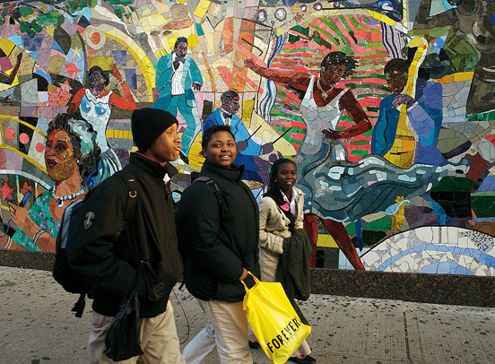 Mural in the pulsing heart of Harlem 125th St MARK DAFFEY Highlights - photo 4