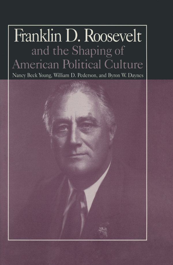 The ME Sharpe Library of Franklin D Roosevelt Studies Volume One First - photo 1