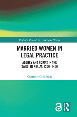 Charlotte Cederbom Married Women in Legal Practice