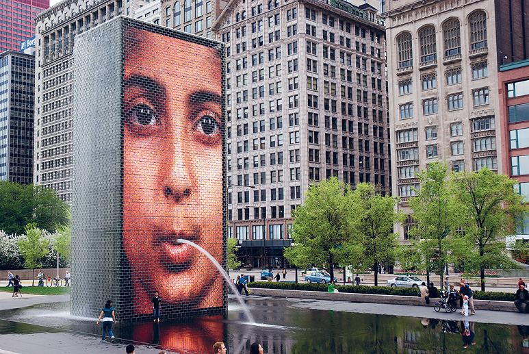 Crown Fountain by Jaume Plensa RICK GERHARTERLONELY PLANET IMAGES Fall - photo 8