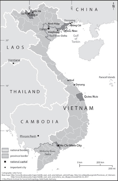 Field site locations in Vietnam Map by Jutta Turner Max Planck Institute for - photo 2