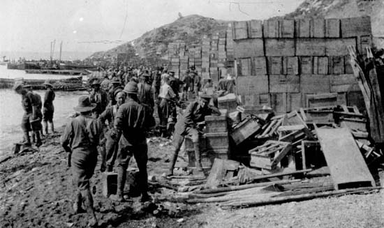 9 Stores on the beach at Anzac Cove Until North Beach was developed the Cove - photo 11