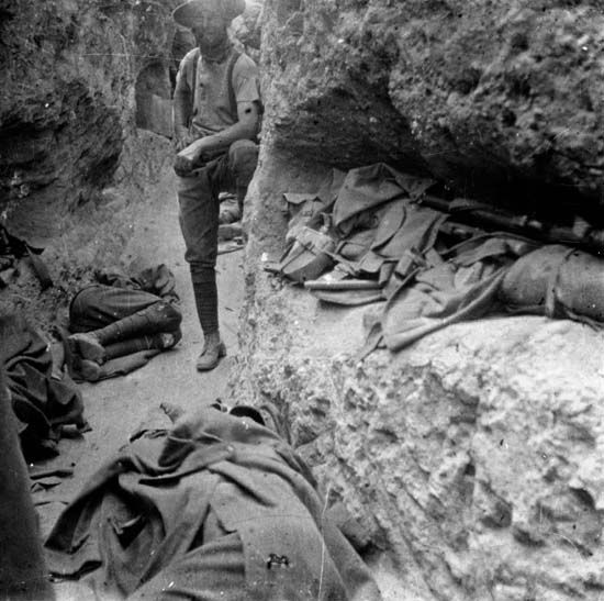 14 A stark illustration of hardship of life in the trenches Gallipoli 1915 - photo 16