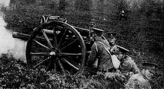 6 Royal Artillery in action France 1914 Aubrey Herbert describes the passage - photo 8