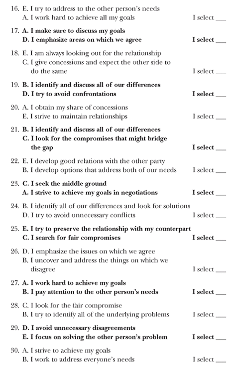 STEP 2 RECORD RESULTS Add up all your A B C D and E answers on the - photo 2