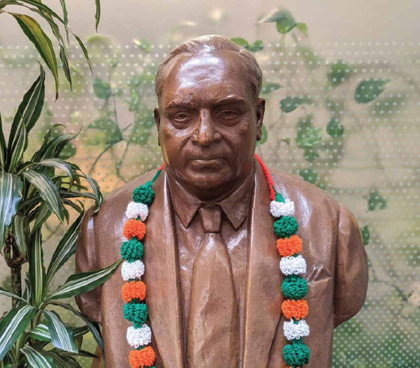 Fig 6 The Ambedkar bust in situ donated by the Federation of Ambedkarite and - photo 8