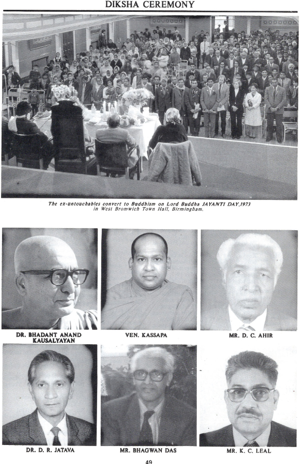 Fig 13 Diksha ceremony a conversion to Buddhism in West Bromwich 1973 - photo 15