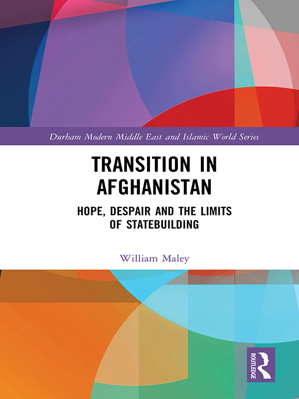 Transition in Afghanistan This book by one of the most experienced authorities - photo 1