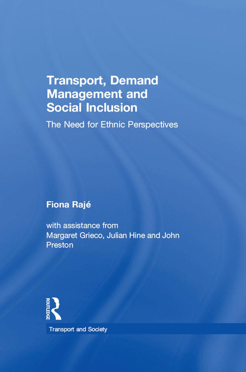 TRANSPORT DEMAND MANAGEMENT AND SOCIAL INCLUSION For Maureen and Dilip for - photo 1