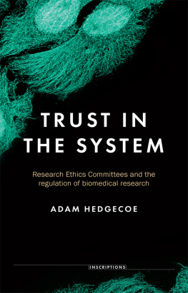 Adam Hedgecoe - Trust in the system