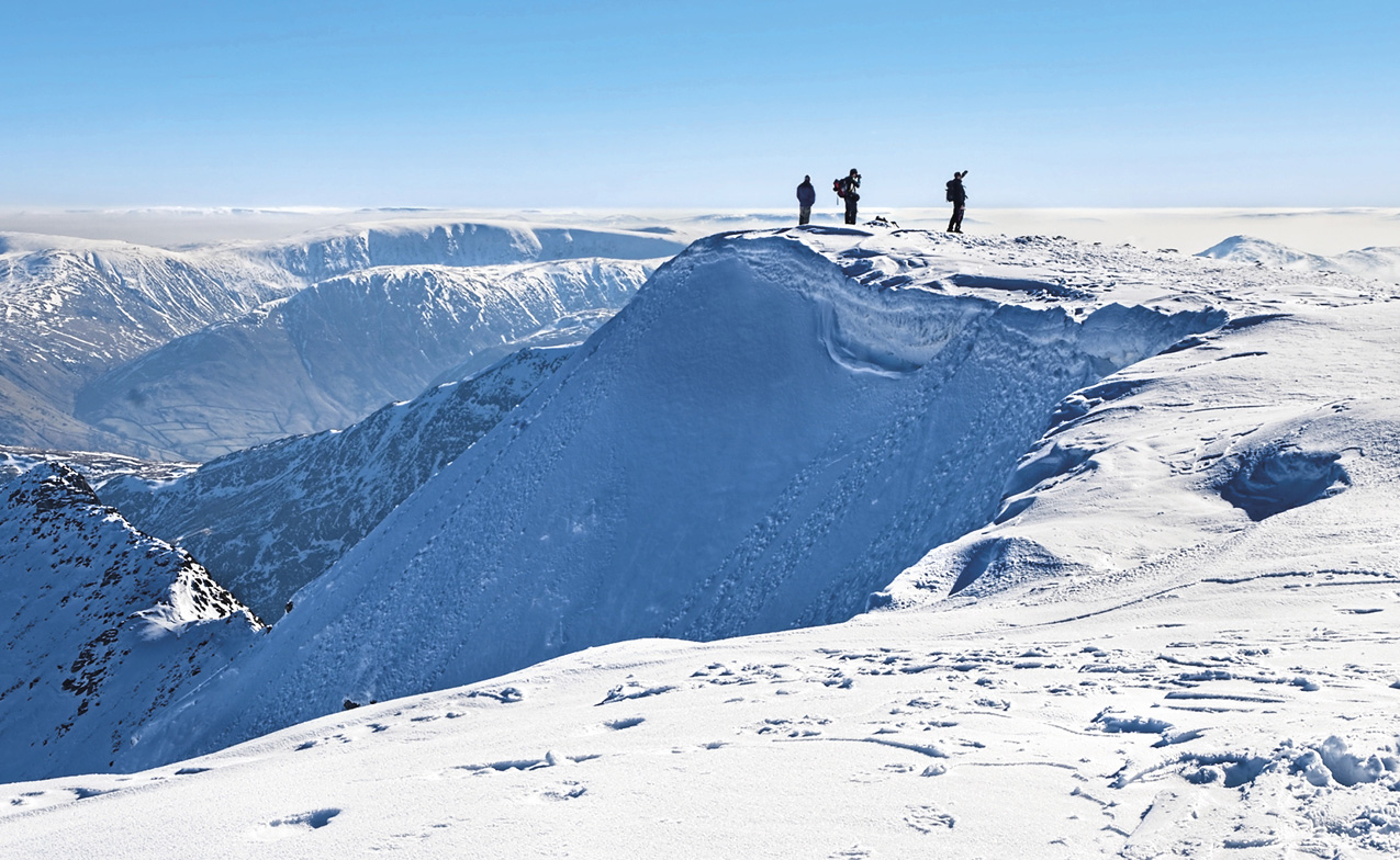 Helvellyn Englands third-highest summit is challenging to climb all year - photo 13