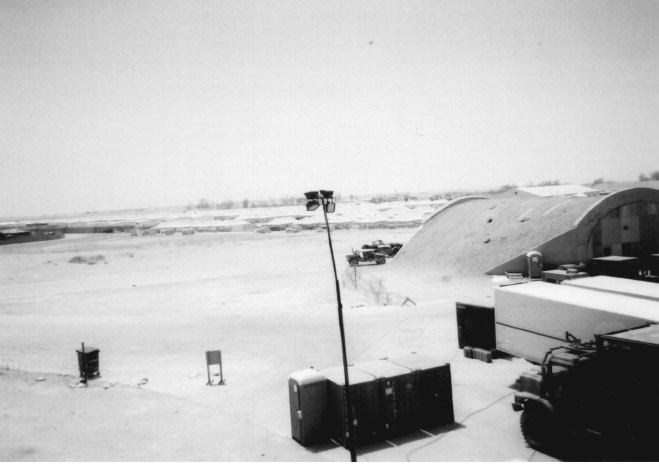 Mortuary Affairs bunker in Camp Al Taqaddum Iraq on the right Tent city - photo 7