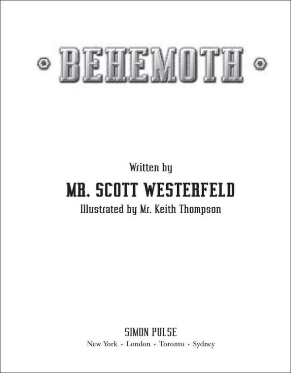 Also by Scott Westerfeld The first book in the trilogy Leviathan And the - photo 1