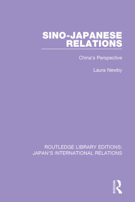 Laura Newby - Sino-Japanese Relations