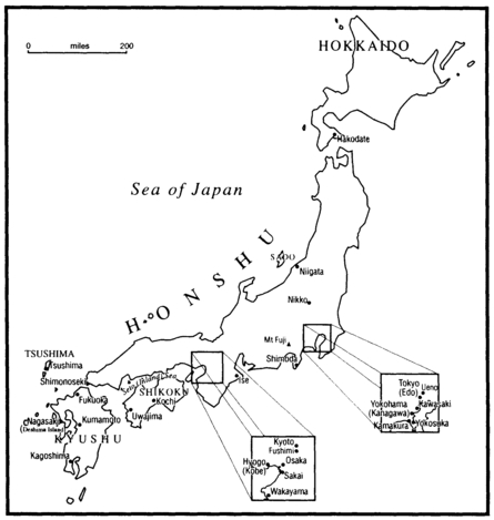 Map 3 Japan in the late Nineteenth Century Map 4 Major ban in late - photo 7